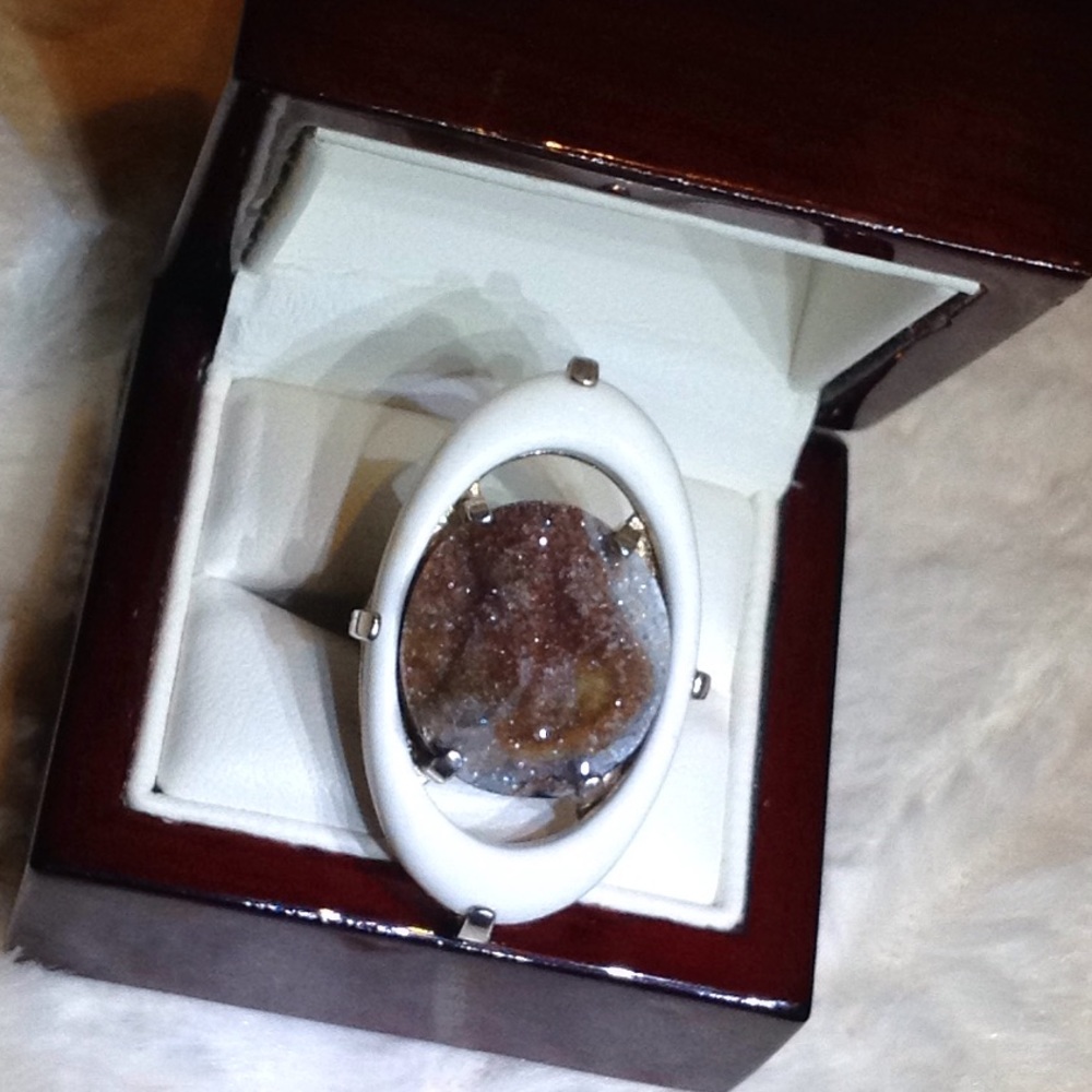 925 Druzy Ring - image 3